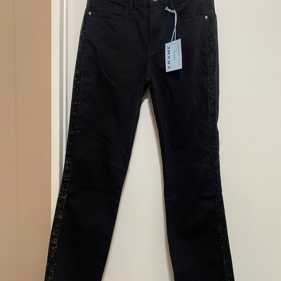 Frame Le High Straight Stagger-hem Stretch Jeans - Picture 6 of 10